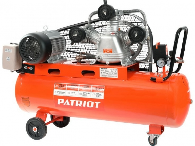 Поршневой компрессор Patriot PTR100/670