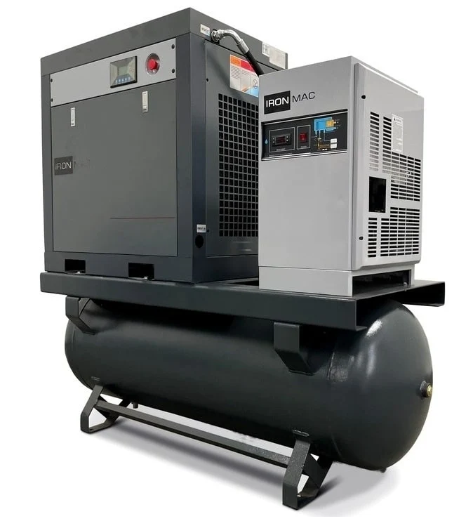 Винтовой компрессор IRONMAC IC 15/8 B DF 500L
