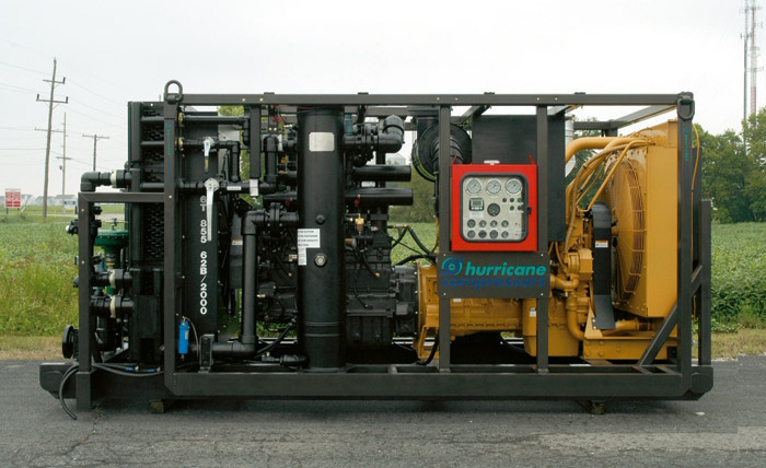 Дожимной дизельный компрессор Atlas Copco Hurricane B18-62/2175