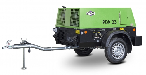 Дизельный компрессор Atmos PDK 33 фикс с тормозом
