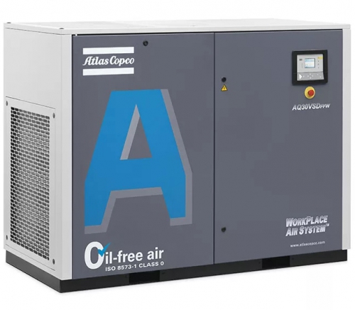 Безмасляный компрессор Atlas Copco AQ30 VSD 13FF